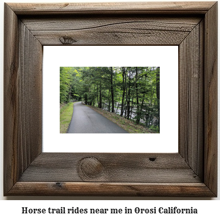 horse trail rides near me in Orosi, California